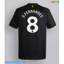 Camisa de time de futebol Manchester United Bruno Fernandes #8 Replicas 3º Equipamento 2025-26 Manga Curta